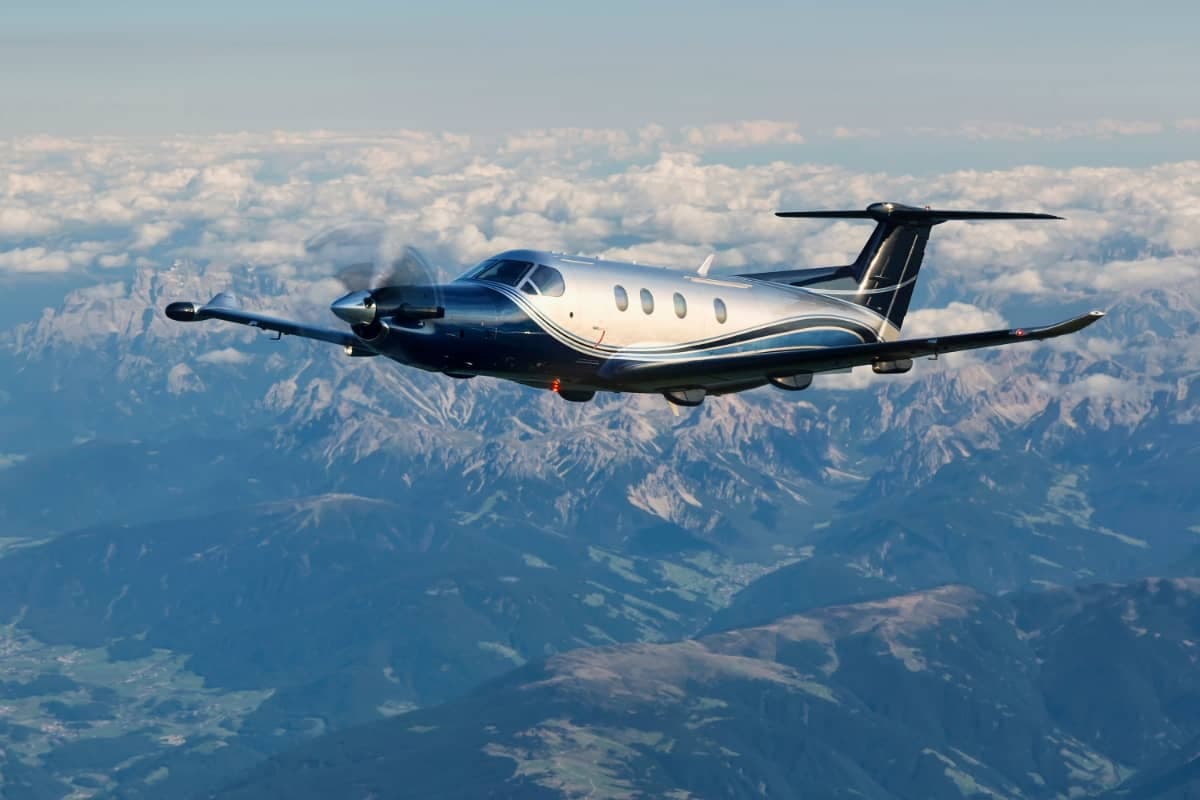 Aircraft flying