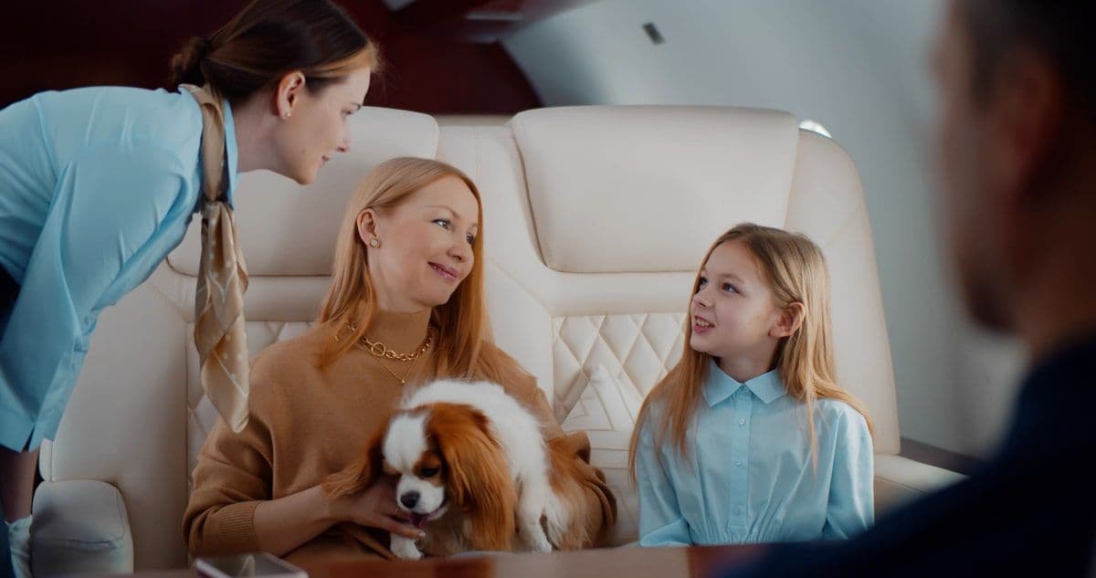 Private Jet Charter Pets