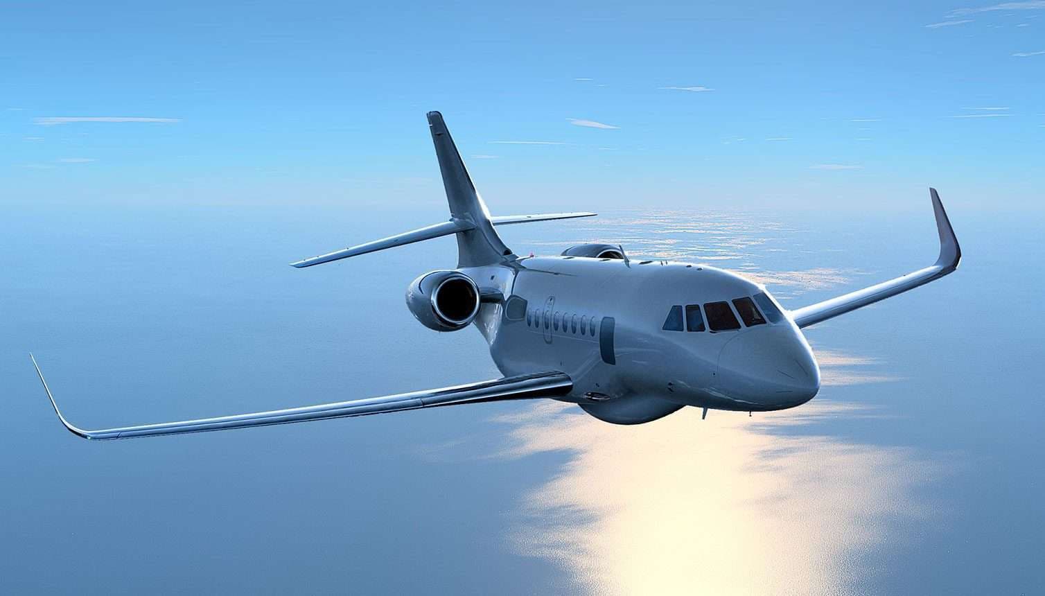 Falcon-2000 cargo jet charter